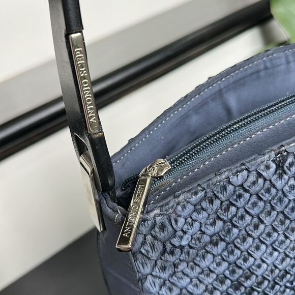 Antonio SCEPI Italian genuine, leather shoulder handbag purse could be new - Picture 2 of 9